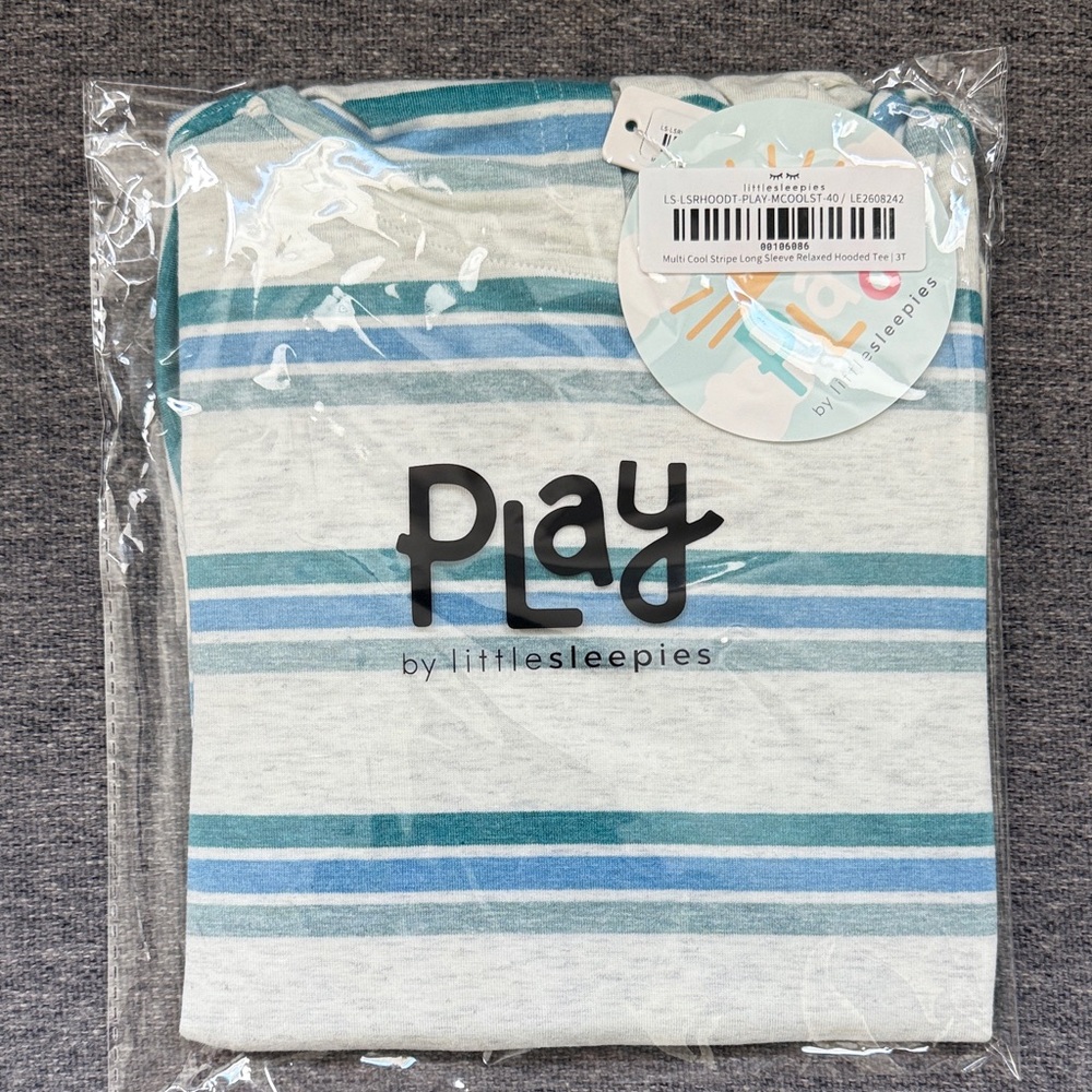 NWT Little Sleepies Long Sleeve Relaxed Hooded Tee